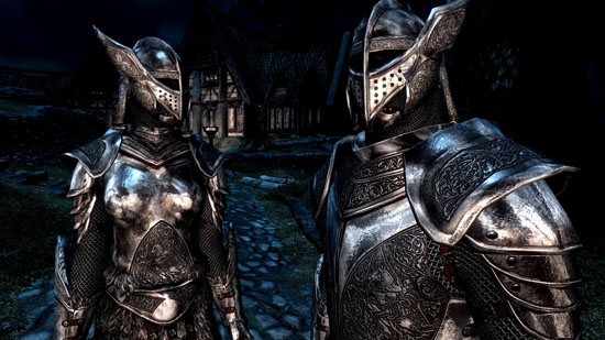 SPOA Silver Knight Armor @rights reserved D.F.
