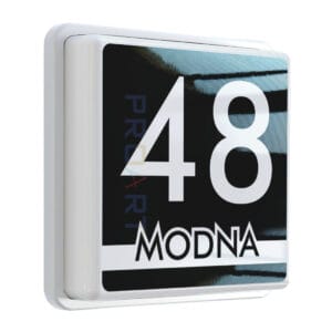 Nowoczesny numer domu LED M2