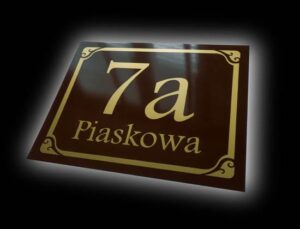 tabliczka adresowa wzór B