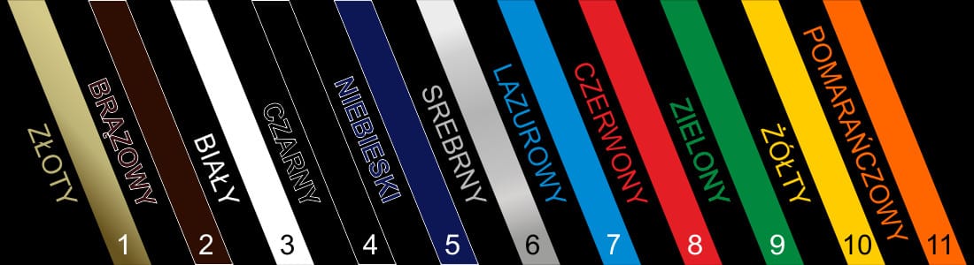 wzornik kolorów