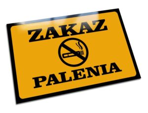 tabliczka zakaz palenia