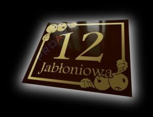 Tabliczka adresowa - wzór P