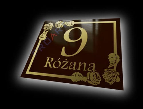 tabliczka adresowa wzór R