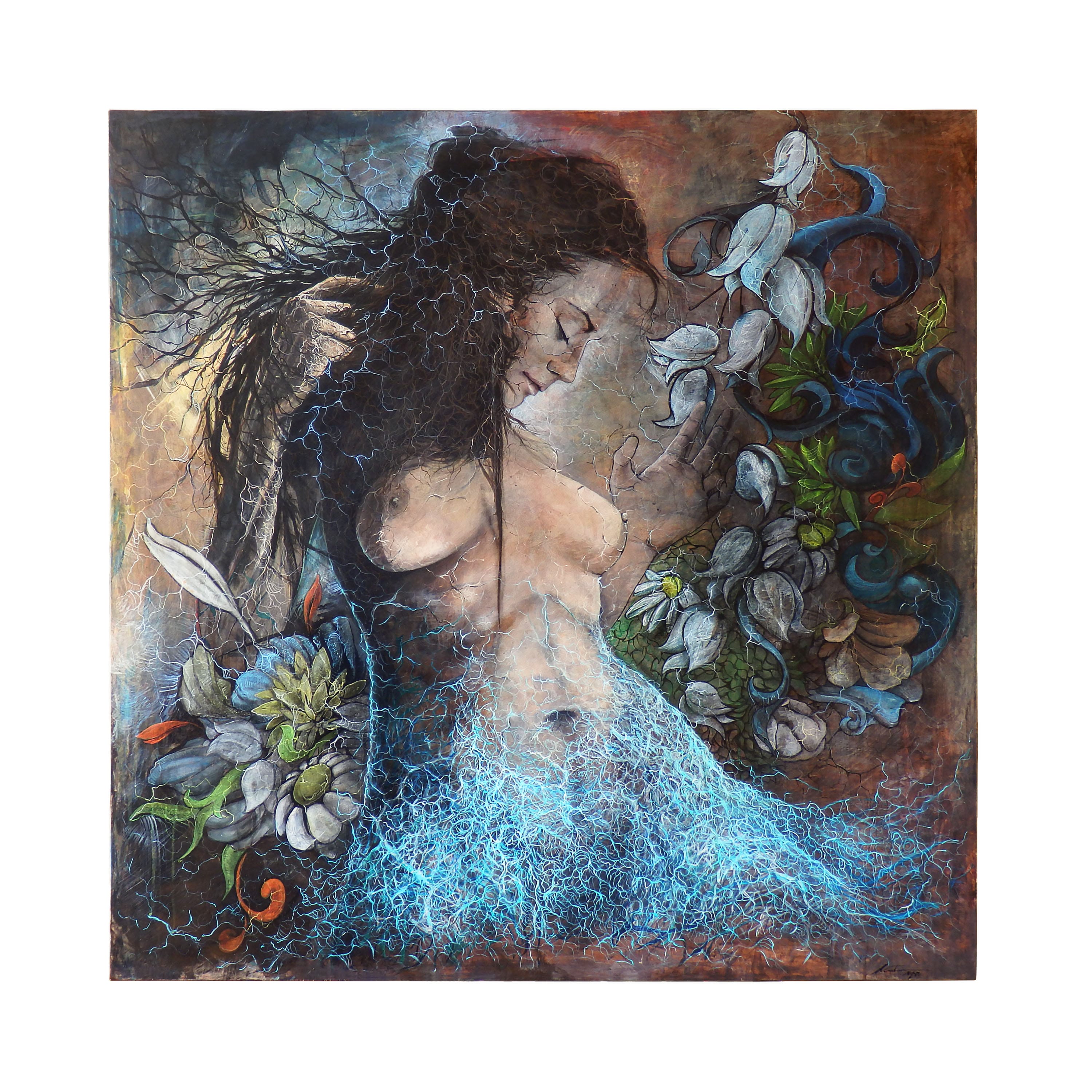 akt fantasy obraz Michal Engelmajer
