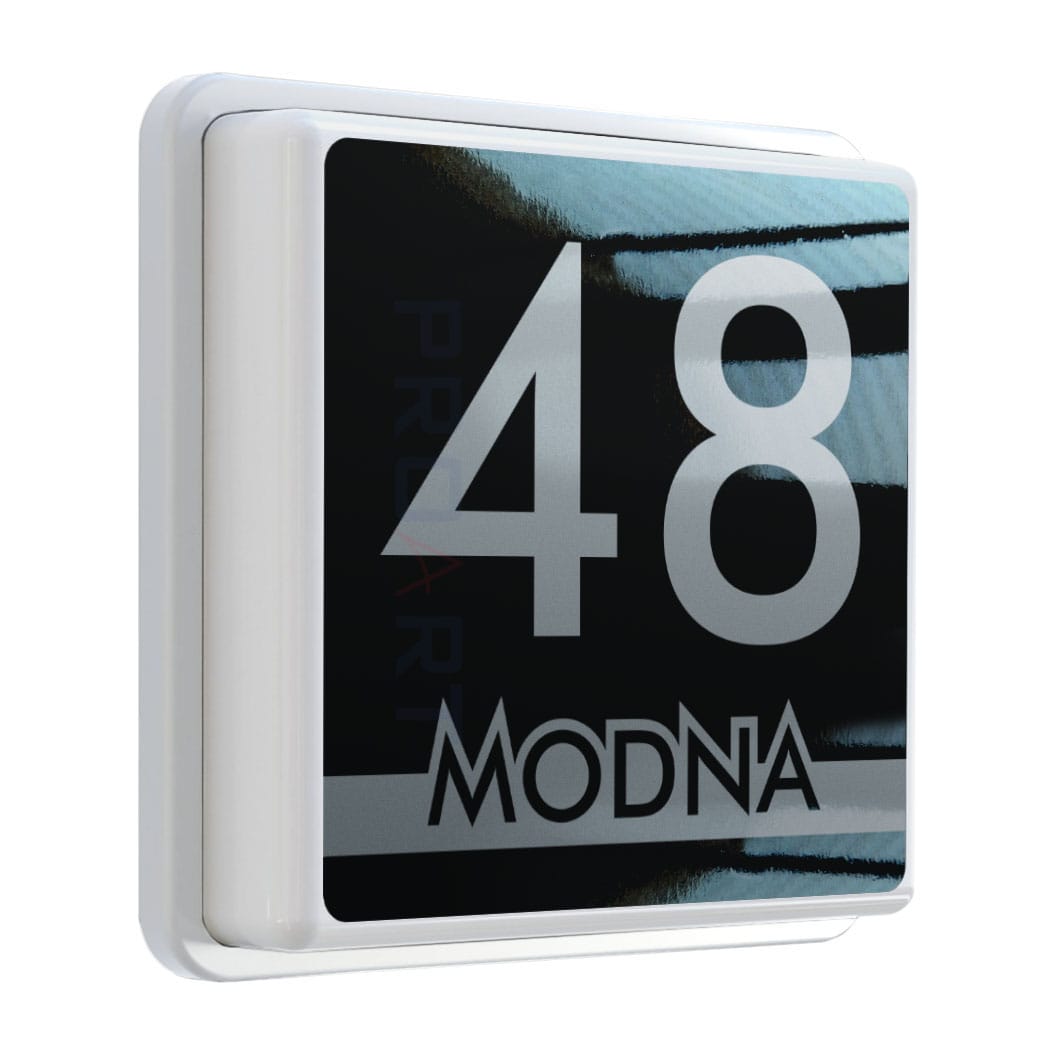 Nowoczesny numer domu LED M2